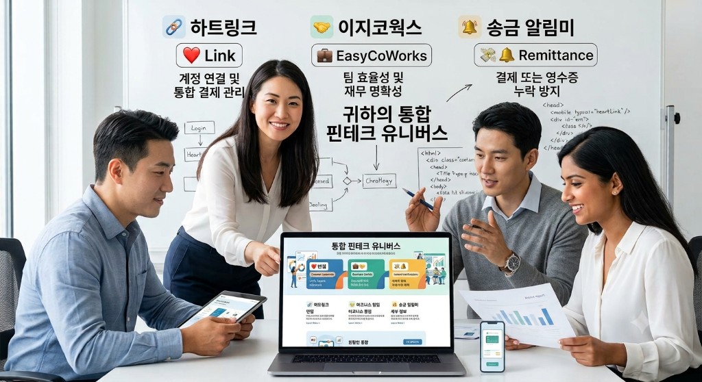 ConnectLab services: HeartLink Today, EasyCoWorks, Wish Lotto, and NaYa